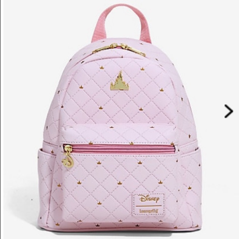 Loungefly Disney Days Pink Castle Mini Backpack